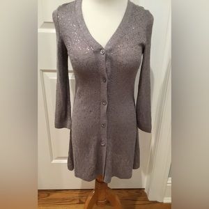 CHAN LUU SEQUIN LONG SWEATER CARDIGAN DUSTER. SZ XS NEW WITH TAGS!
